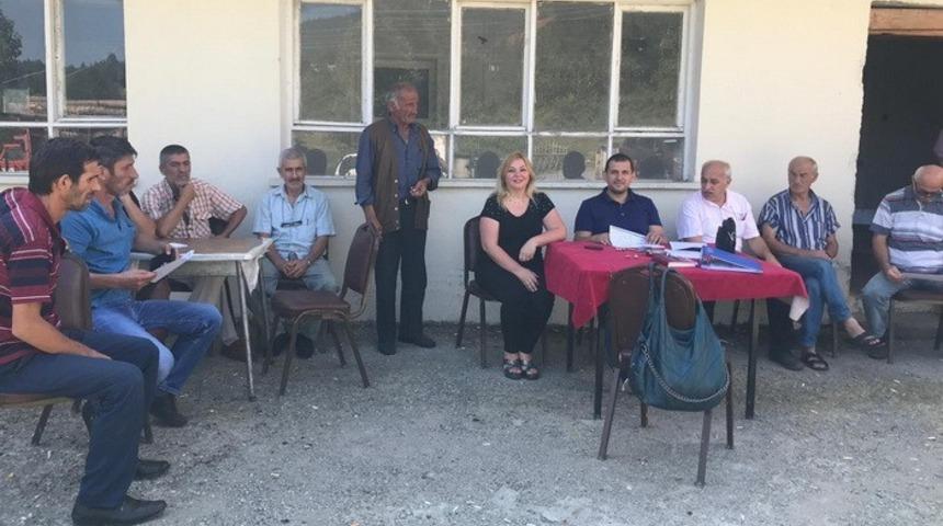 D&uuml;zce&rsquo;de orman k&ouml;yl&uuml;s&uuml;ne destek devam ediyor