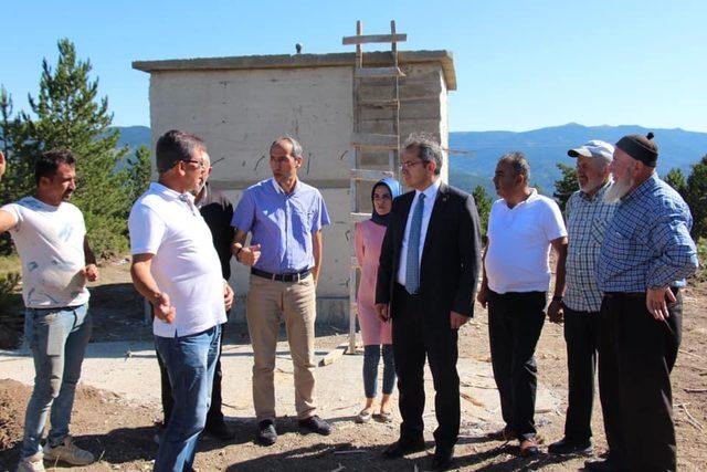 Kaymakam Pişkin, KÖYDES yatırımlarını inceledi