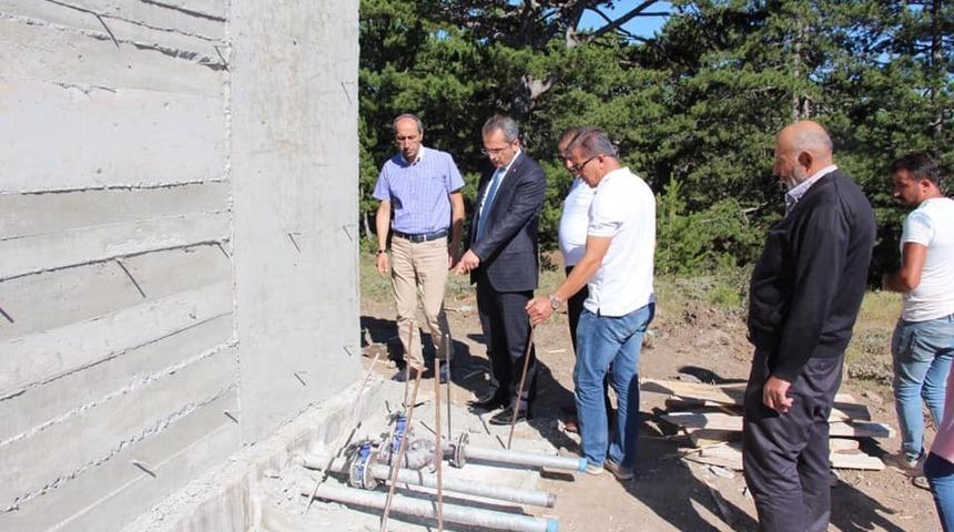 Kaymakam Pişkin, K&Ouml;YDES yatırımlarını inceledi