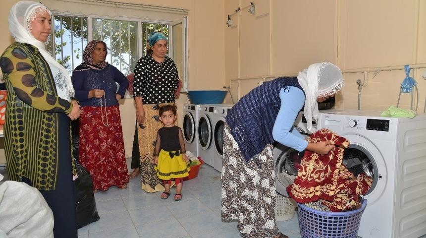 Çamaşır evlerinden üç ayda bin aile faydalandı
