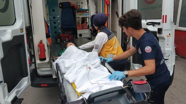 Samsun’da 5. kattan düşen küçük çocuk ağır yaralandı
