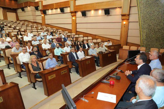 Tunceli Belediye Başkanı Maçoğlu İBB Başkanı İmamoğlu’nu ziyaret etti