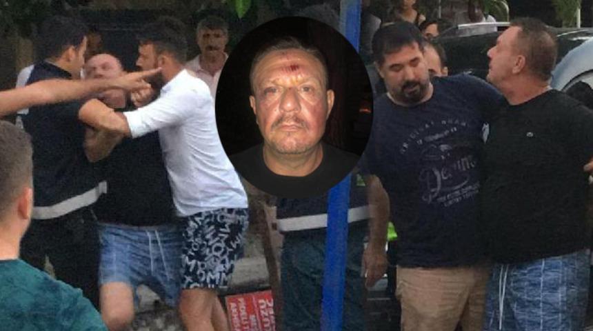 Denizlispor Başkanı Ali Çetin tekme tokat kavga etti