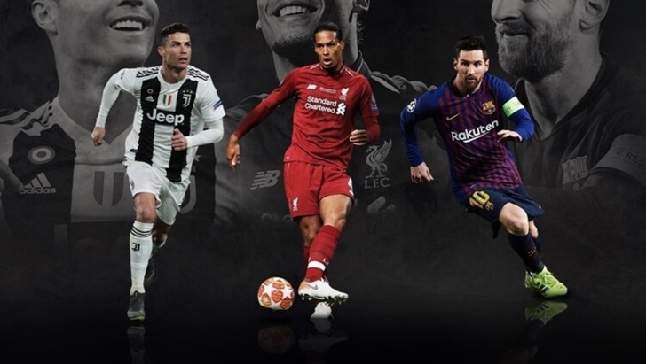 Yılın futbolcusu için Ronaldo, Messi ve Van Dijk yarışacak