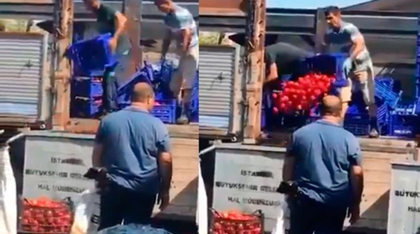 Çöpe dökülen domateslerle ilgili İBB'den açıklama