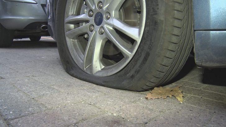 İstanbul'da 10 aracın lastiğini patlatıp kaçtılar G3