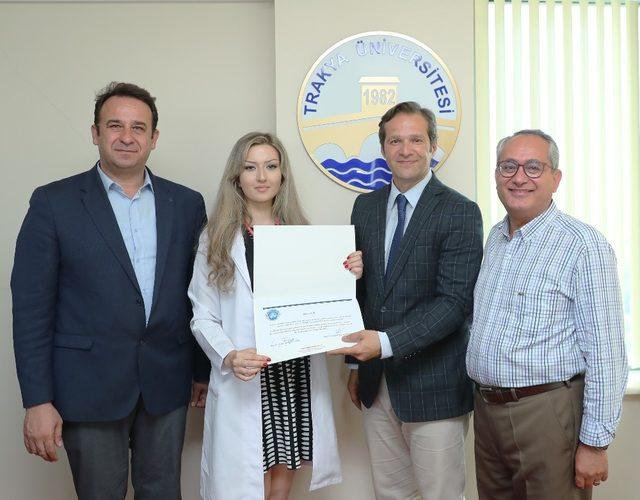 Trakya Üniversitesinden Tetovalı öğrencilere sertifika