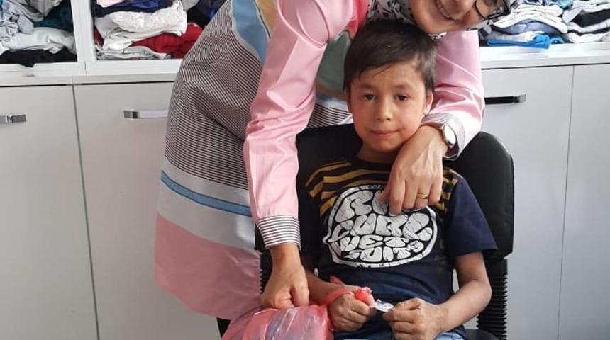 Kelebek &ccedil;ocukların y&uuml;z&uuml; bayramda da g&uuml;ld&uuml;