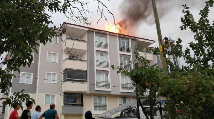 Tokat’ta korkutan yangın