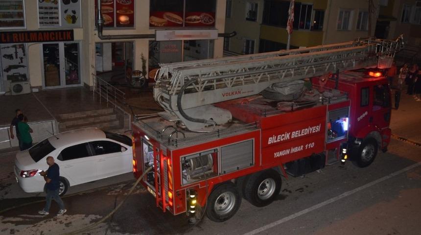 Bilecik’te iş yeri yangını