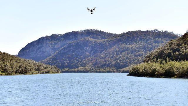 Barajlar drone ile koruma altında