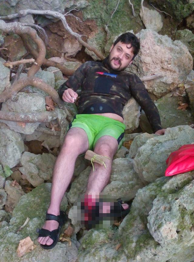 Yama&ccedil;tan d&uuml;şen m&uuml;hendis, yaralandı 1