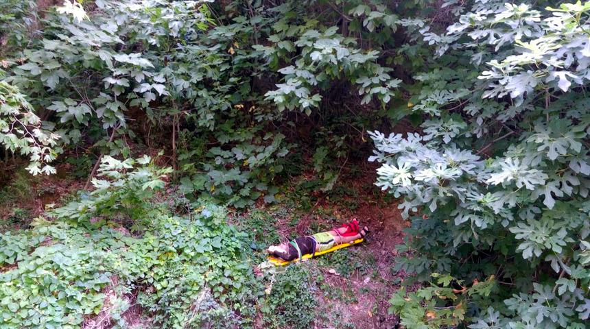 Yama&ccedil;tan d&uuml;şen m&uuml;hendis, yaralandı