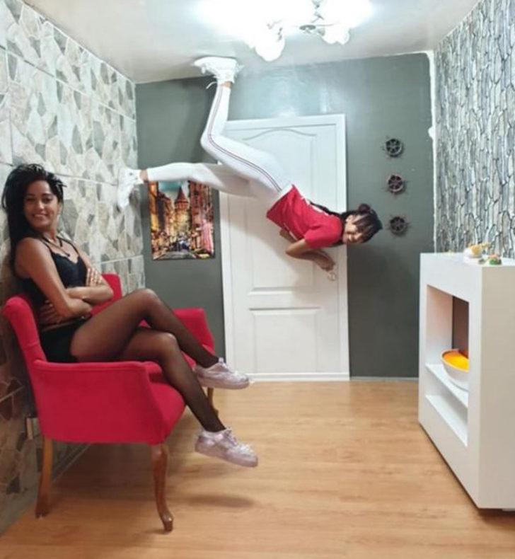 Antalya'da tatilciler Ters Ev'e akın etti G1