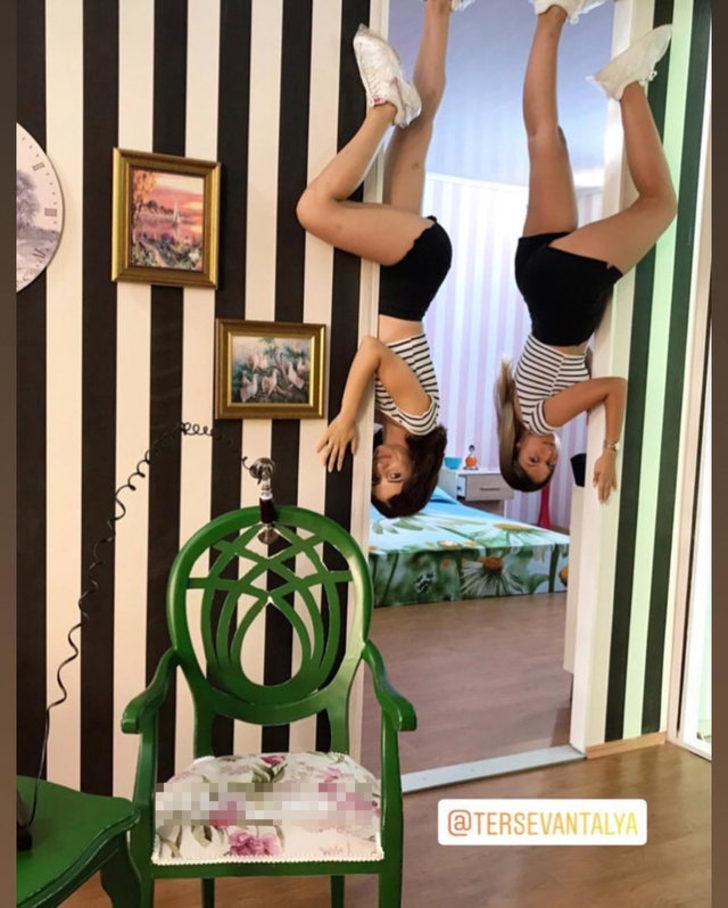 Antalya'da tatilciler Ters Ev'e akın etti G3