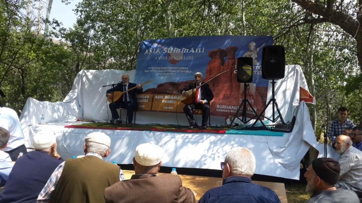 &Acirc;şık S&uuml;mmani Narman&rsquo;da anılıyor