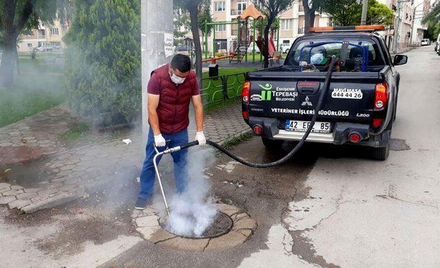 Tepebaşı’nda haşere ile mücadele aralıksız devam ediyor