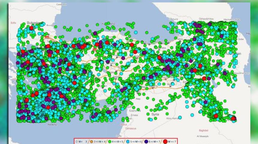 AFAD Türkiye'nin son 119 yıllık deprem gerçeğini paylaştı