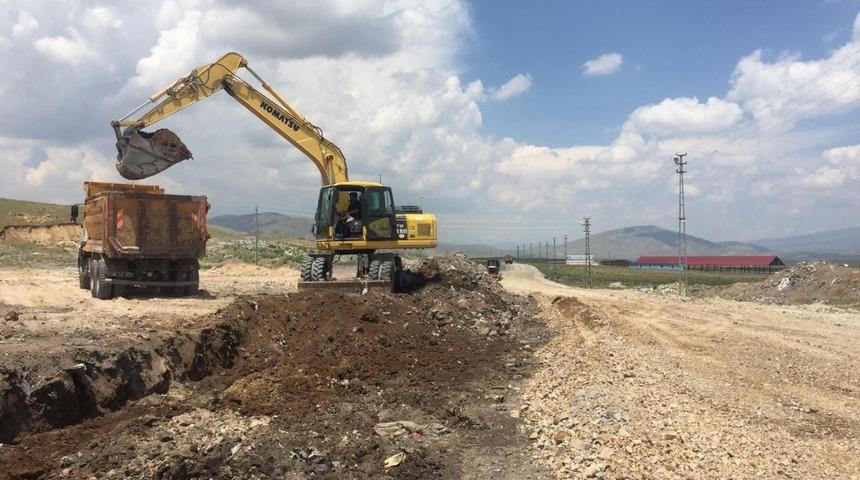 Çaldıran belediyesinden alt yapı çalışmaları