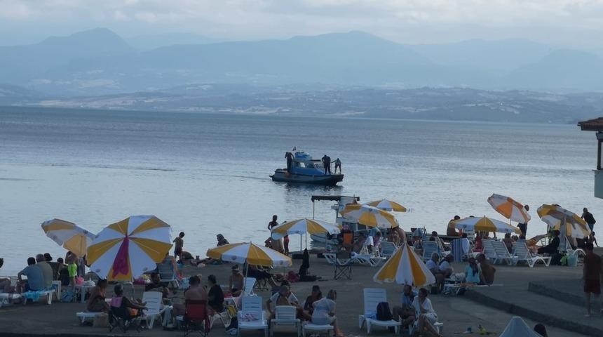 Sinop’ta denizde kopmuş bacak gördü iddiası