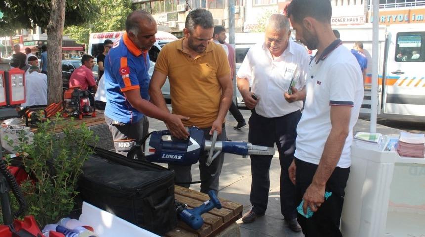 Bingöl’de arama kurtarma ekipman sergisi