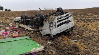 Hurdaya dönen araçtan kendi imkanıyla çıktı