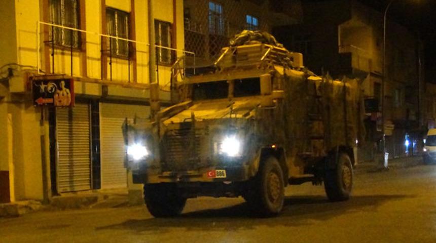 Suriye sınırına askeri sevkiyat