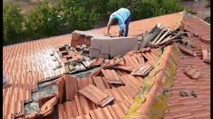 Fırtınadan korunmak için konteynere girdi, ölümden döndü G5