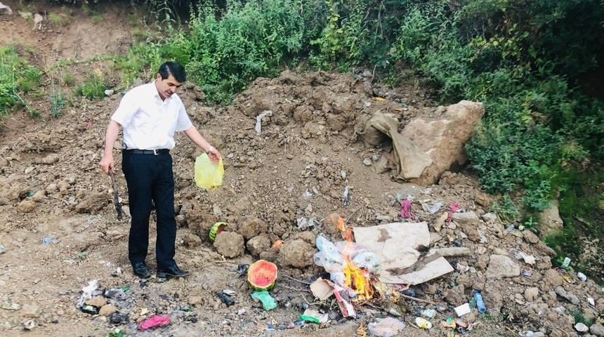 Şemdinli&rsquo;de &ccedil;evre kirliliği