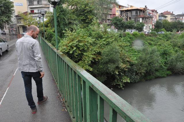 Irmağın suyu siyaha büründü, balık ölümleri başladı