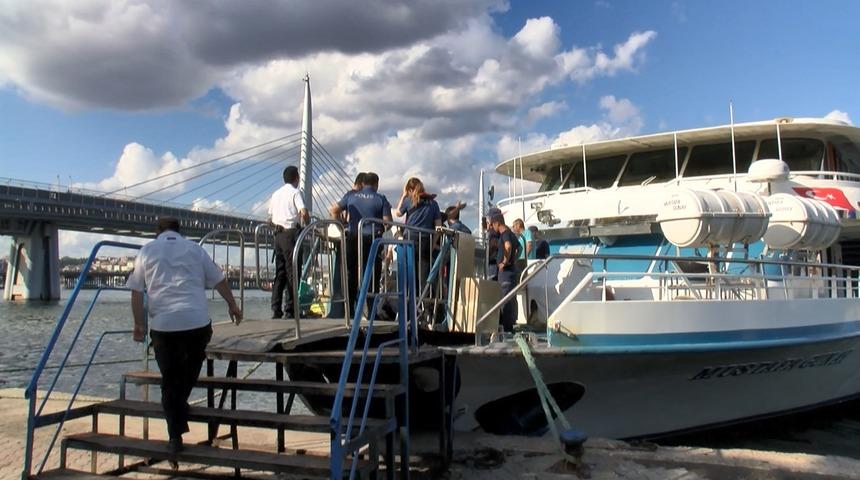 Haliç metro köprüsünde korkunç olay!