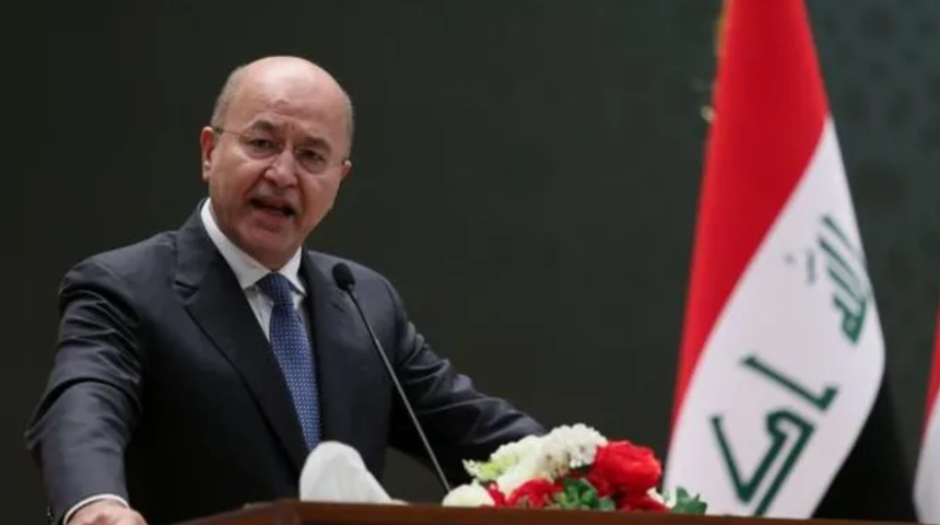 Irak Cumhurbaşkanı Salih'ten ABD ve İran'a "gerginliği azaltma" &ccedil;ağrısı