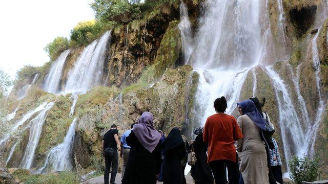 Girlevik Şelalesini bayram tatili süresince 500 binin üzerinde vatandaş ziyaret etti