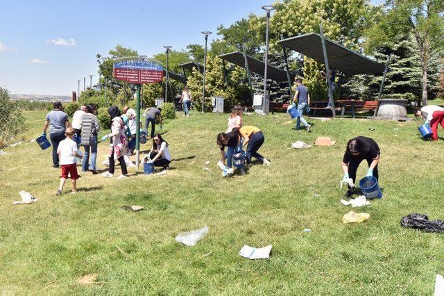 Ankara Büyükşehirden karada ve suda Sıfır Atık Projesi’ne destek