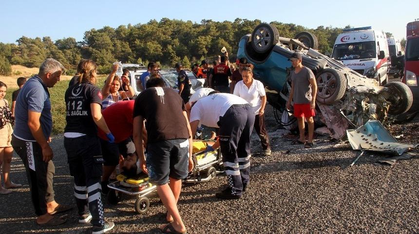 Kazada ağır yaralanan sürücü kurtarılmadı