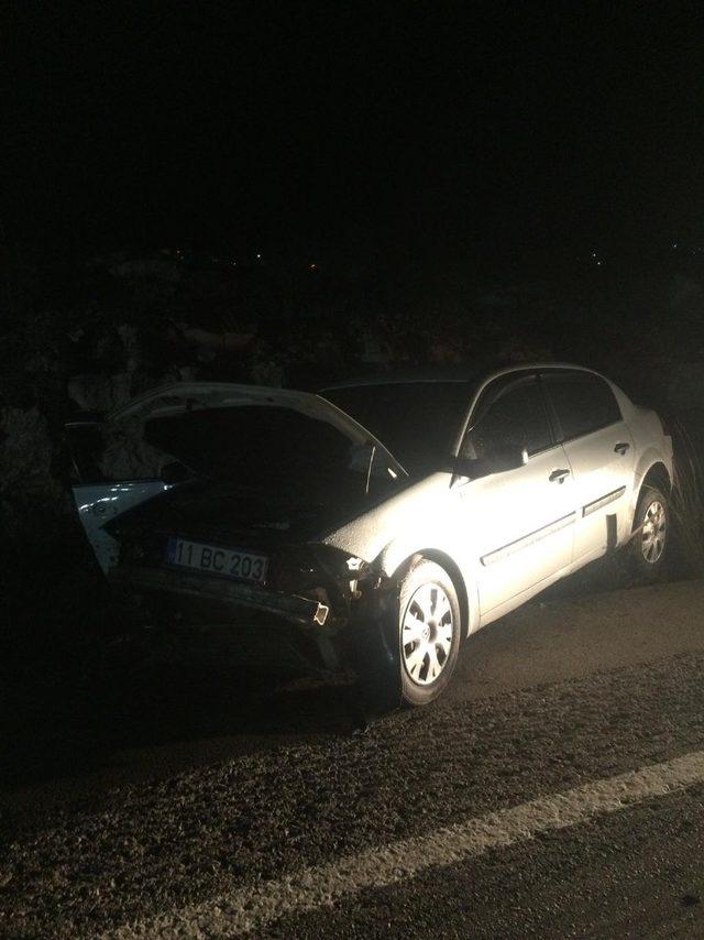 Gülümbe rampalarında trafik kazası; 2 yaralı