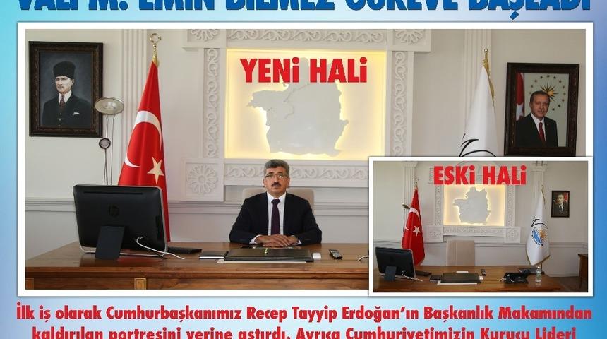 Van Valiliğinden &lsquo;Atat&uuml;rk portresi&rsquo; a&ccedil;ıklaması