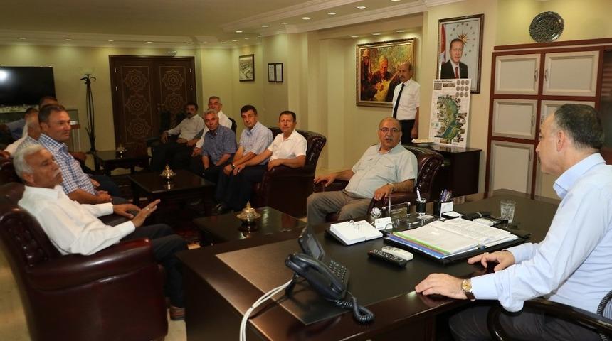 Başkan Saygılı, muhtarlarla bir araya geldi