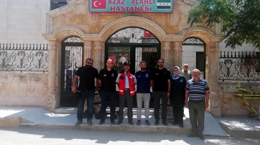 Sağlık Müdürü Arık, Azez’de sağlık tesislerini inceledi