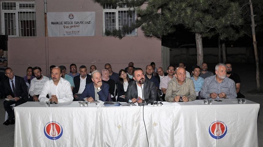 Başkan Ercan, Plevne Mahallesi sakinleriyle buluştu