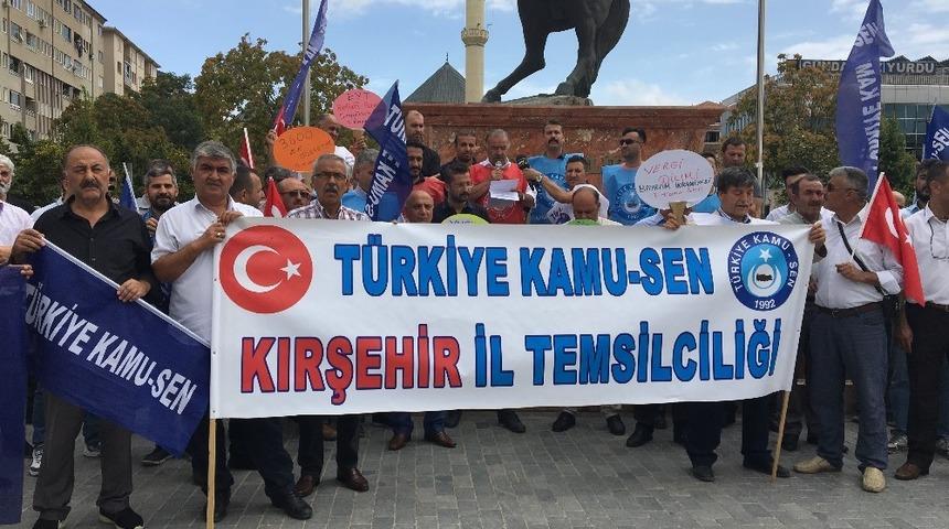 T&uuml;rkiye Kamu-Sen Kırşehir Şube Başkanı T&uuml;rk: