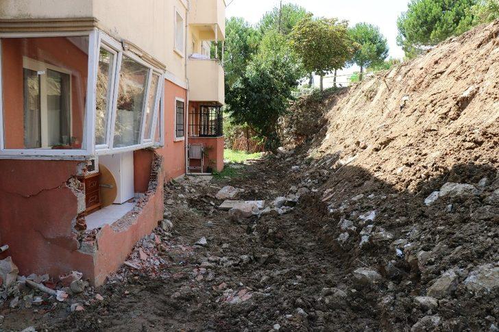 İstinat duvarının evinin üzerine çöktüğü korku dolu anları anlattı G4