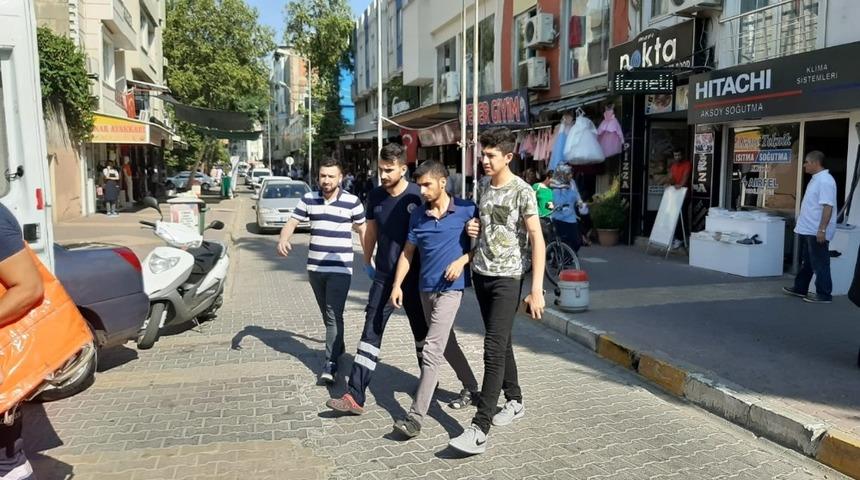 Duvarı delmek isteyen gen&ccedil; elektrik akımına kapıldı