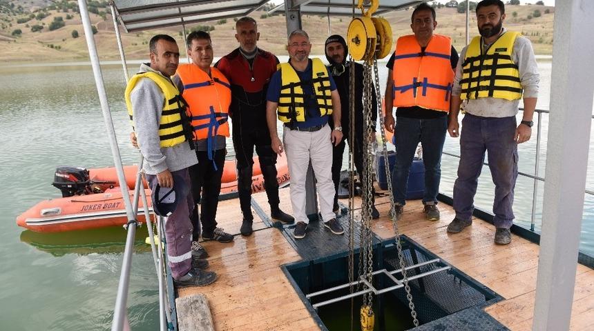 Aşgın Yeni Hayat Barajı’nda incelemelerde bulundu