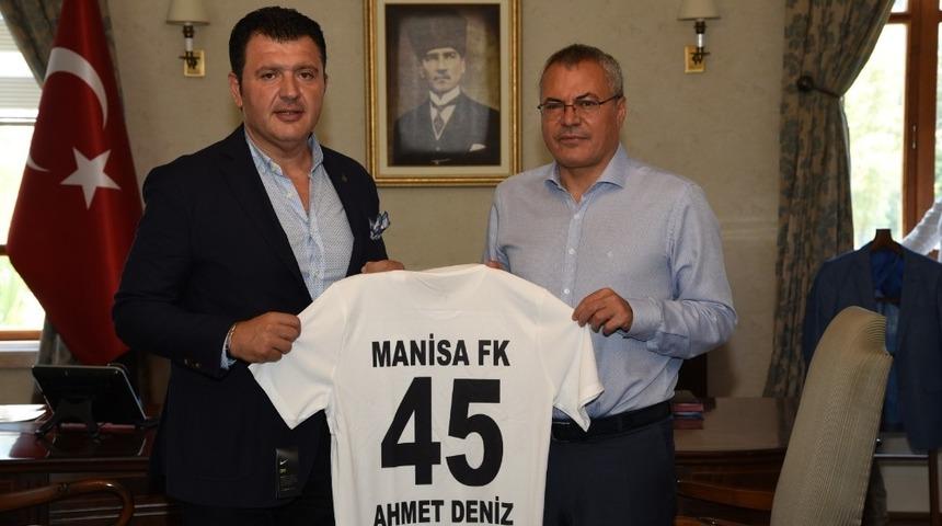 Manisa FK&rsquo;dan Vali Daş&ouml;z&rsquo;e ziyaret