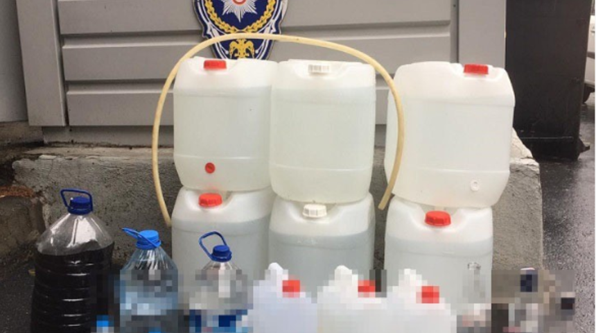 Fatih’te sahte alkol operasyonu!