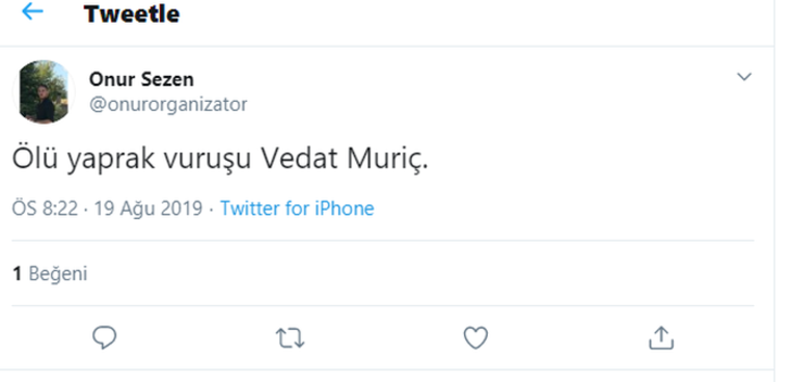 Vedat Muriç sosyal medyayı salladı G5