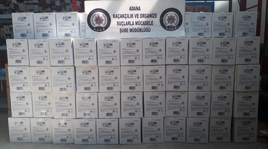 Adana'da sahte içki operasyonu