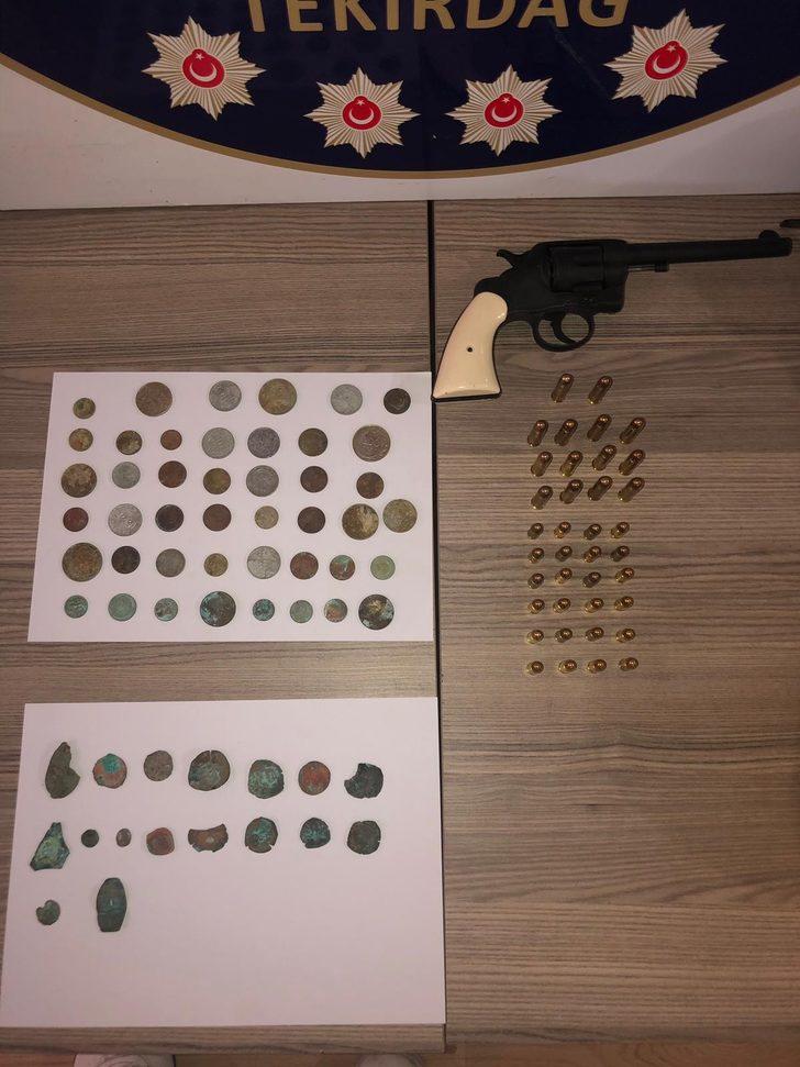 Tekirdağ'da 1901 yapımı silah ele geçirildi G2