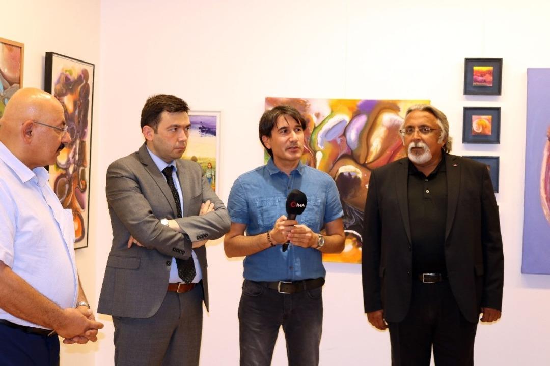 Mehmet Akif Or&ccedil;an&rsquo;ın resim sergisi a&ccedil;ıldı